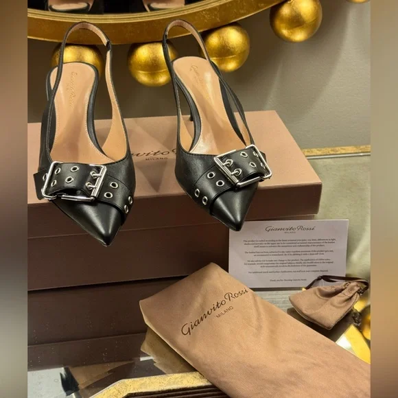 Gianvito Ross Milano Leith Slingback Pumps